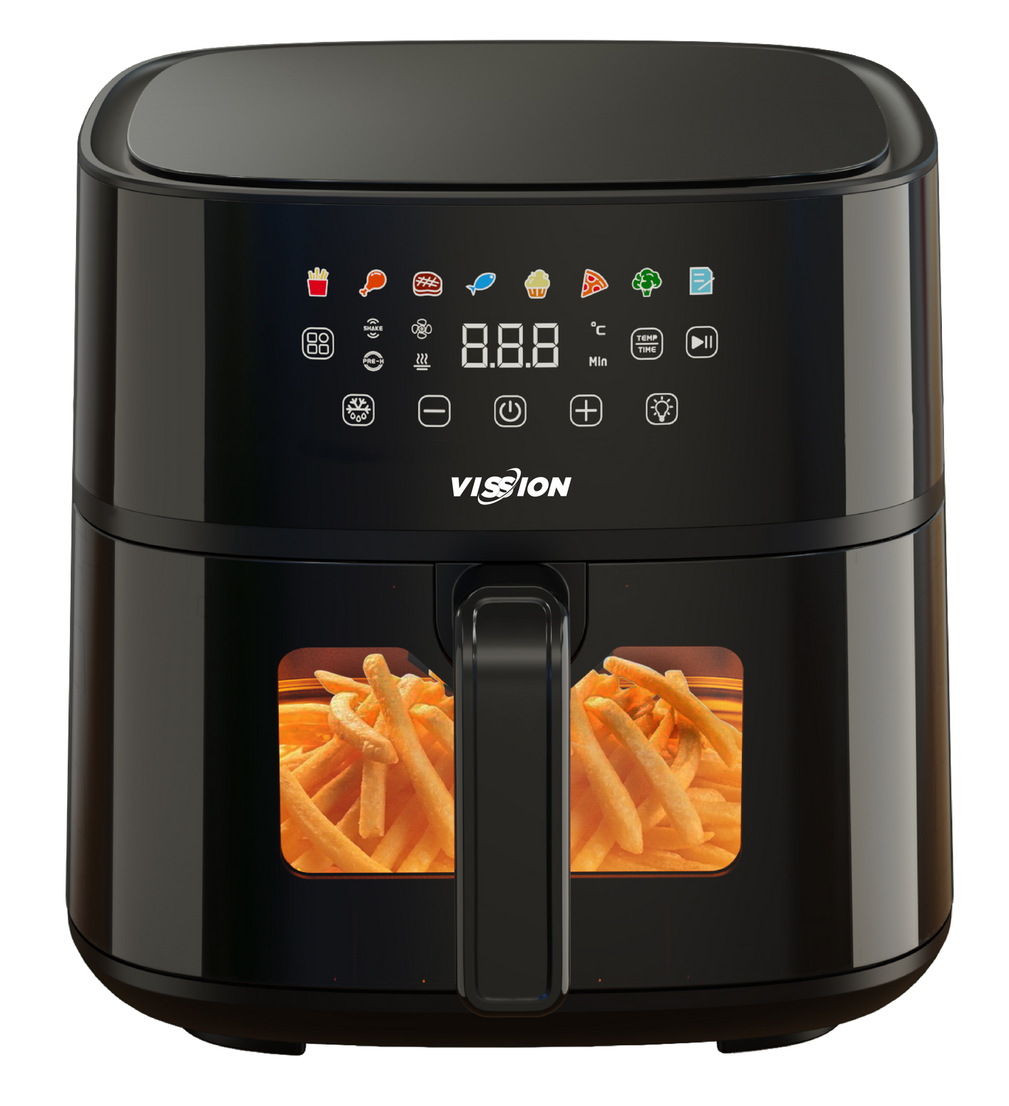 VSN-5781 BLK Vission 8Liters Air Fryer Oven