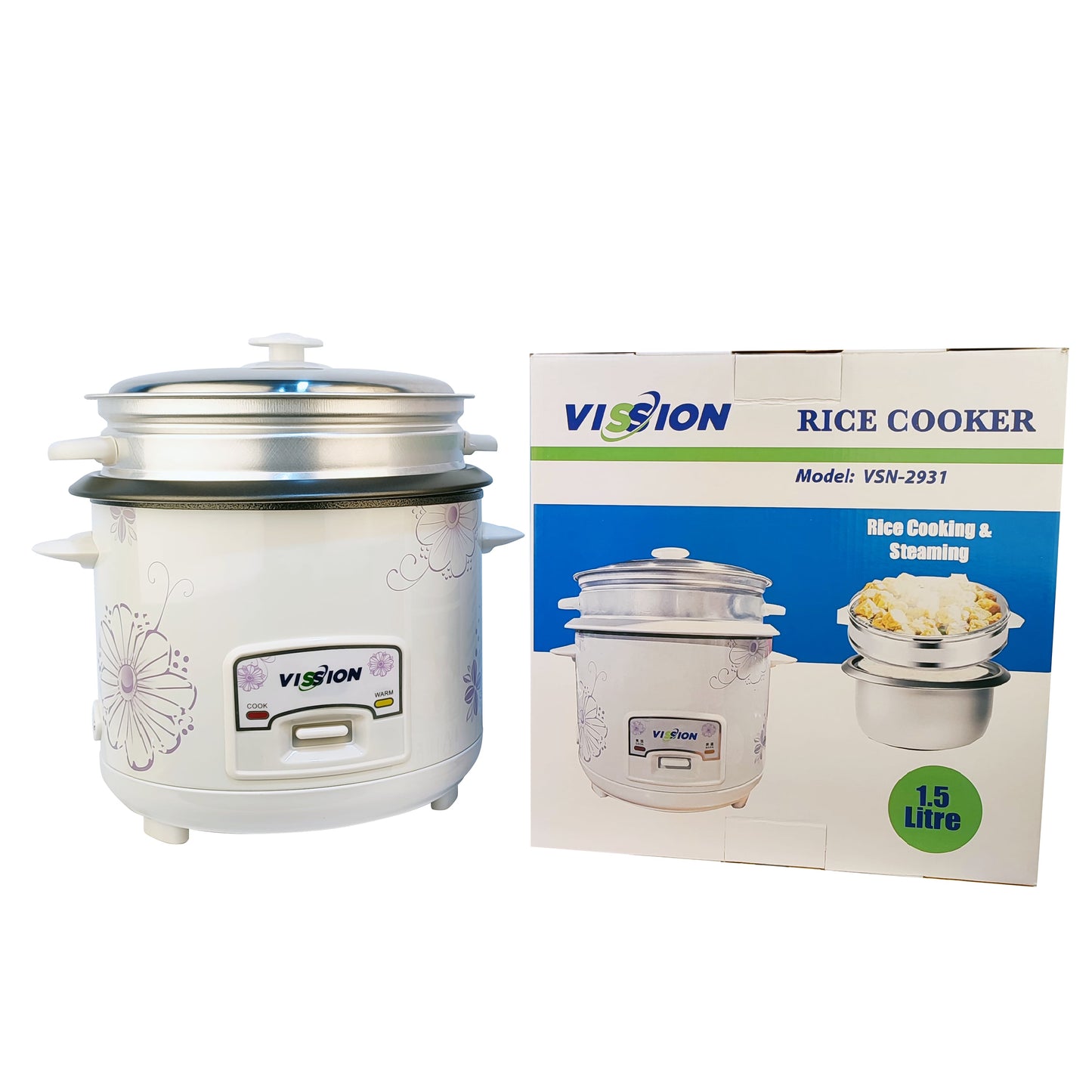 VSN-2931 Vission 1.5L Rice Cooker